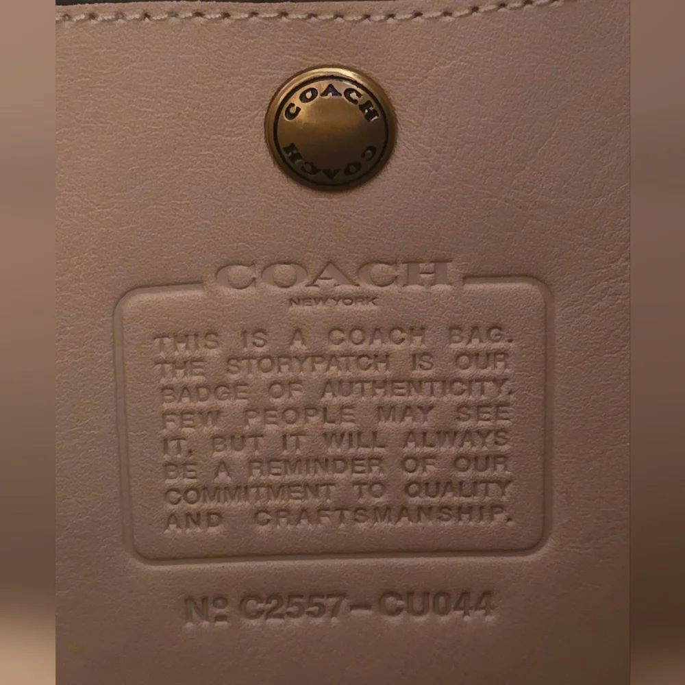 Coach Brooklyn 39 Tan Beige Shoulder Bag